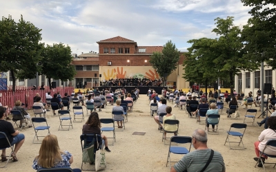 Imatge d'un dels espectacles al pati de l'Estruch aquest estiu | Carles de la Rosa