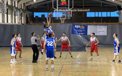 Imatge del derbi CNS-Sant Nicolau jugat enguany a Les Naus | Cedida