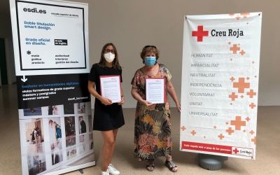 ESDi i Creu Roja Sabadell signen un conveni per desenvolupar iniciatives de disseny social | Cedida