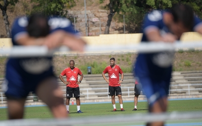 Imatge del primer entrenament de la temporada passada | Roger Benet