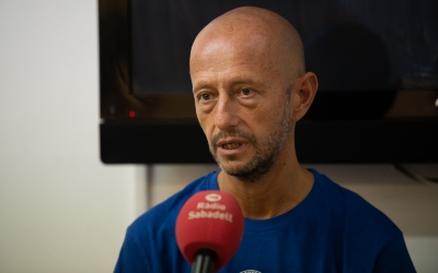 Calzada, en la presentació de la campanya avui | Roger Benet