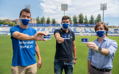 Pedro Capó, Antonio Hidalgo i Jose Manzanera, en la presentació de la campanya | Roger Benet