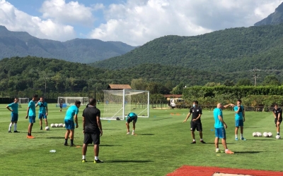 El Sabadell ja s'ha entrenat a La Garrotxa | CE Sabadell