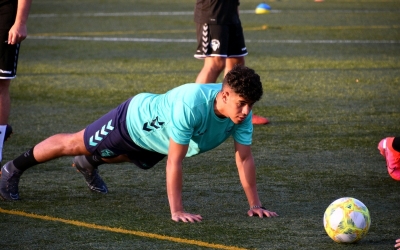 El juvenil del Sabadell ja es va exercitar ahir per primer cop aquesta temporada | CE Sabadell