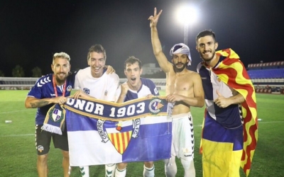 D'esquerra a dreta: Ángel, Capó, Josu, Óscar i Aleix | @Angel31Martinez