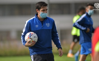 Iraola, en un entrenament aquesta setmana amb el seu equip | Rayo Vallecano