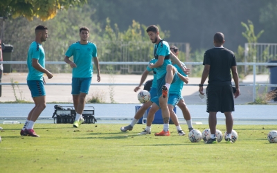 Aleix Coch a l'entrenament d'aquest matí | Roger Benet