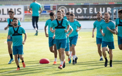 Coch, en un entrenament de pretemporada | Roger Benet