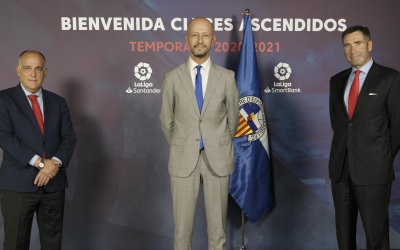 Calzada, amb Javier Tebas en l'acte d'avui | LaLiga