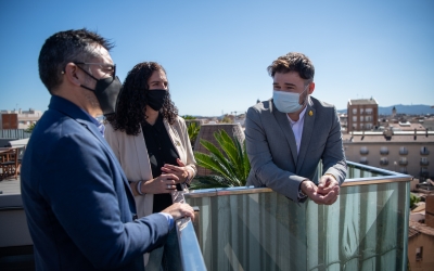 D'esquerra a dreta: Gabriel Fernàndez, Èlia Costa-Soriano i Gabriel Rufián | Roger Benet