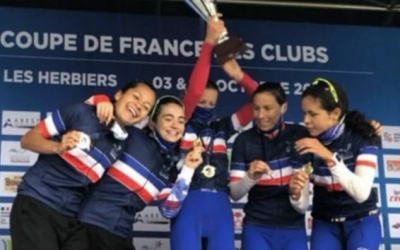 Celebració del Montluçon de Marta Romance al podi | Twitter