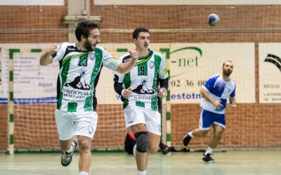 Tonchi Vázquez va ser un dels clars protagonistes del derbi | Èric Altimis - OAR Gràcia