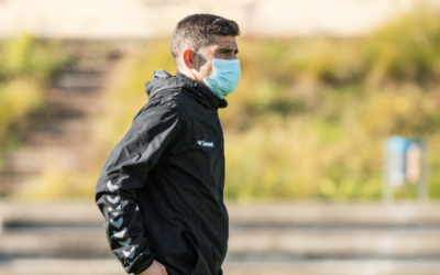 Hidalgo, en la sessió de recuperació d'avui a Sant Oleguer | CE Sabadell