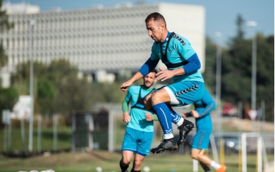 Àngel en un entrenament aquesta temporada al CAR de Sant Cugat | CES