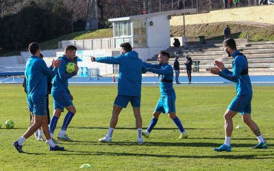 El darrer entrenament del Sabadell ha tingut lloc a Sant Oleguer | CE Sabadell