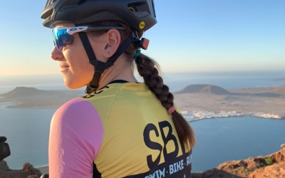 Pérez durant la concentració a Lanzarote | Cedida