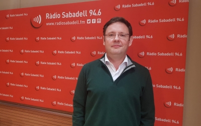 Albert Beorlegui, a Ràdio Sabadell | Arxiu
