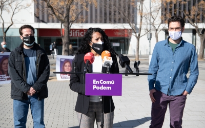 Jèssica González, davant del Taulí/ Roger Benet