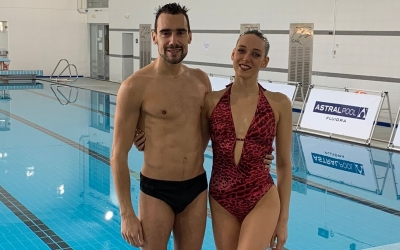 Pau Ribes i Emma Garcia dissabte al CAR de Sant Cugat | RFEN