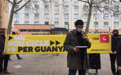 Pellicer durant l'acte d'aquest matí | Ràdio Sabadell