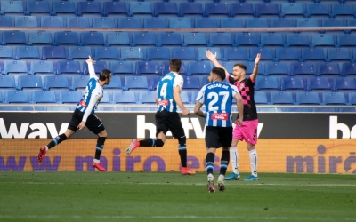 RDT, celebrant l'únic gol del partit | Roger Benet