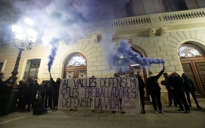 La marxa a la plaça de Sant Roc | Roger Benet