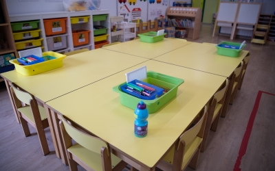 Una aula de P3/ Roger Benet