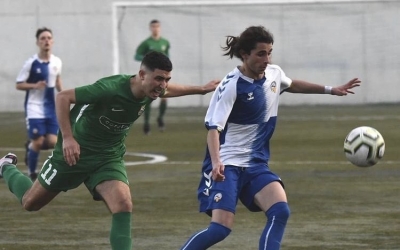 Vargas, en una acció del partit d'ahir | @CerdanyolaFC