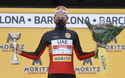 De la Cruz, amb el mallot distintiu | Team Emirates