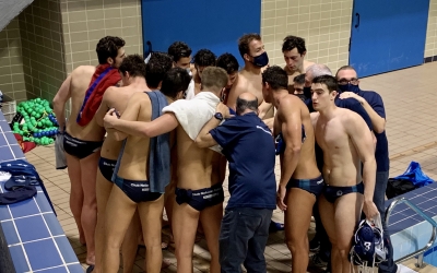 Pinya de l'Astralpool després del partit | Pau Vituri