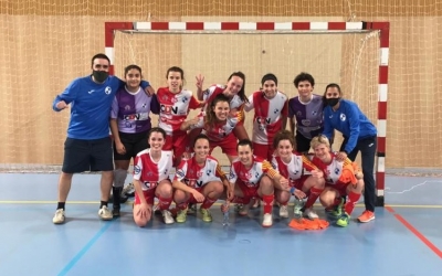 Fotografía de la victòria davant del CET 10 | FS Sabadell Femení