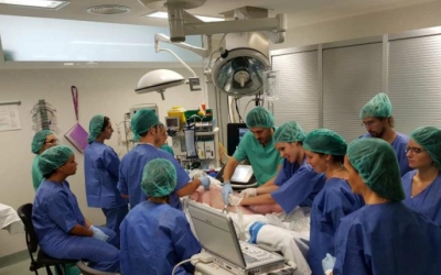 L'equip de cirugia pediàtrica/ Taulí