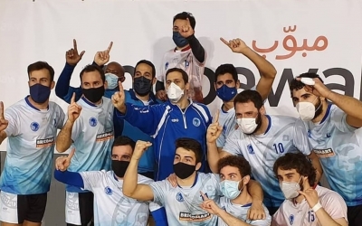 Alegria a la plantilla nedadora després del clar triomf sobre l'Encamp | CNS Vòlei