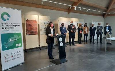 L'alcaldessa Marta Farrés, en la presentació de l'associació | Cedida