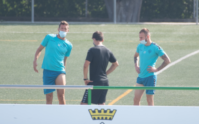 Édgar ha completat tot l'entrenament, mentre que Cornud només ha quedat al marge en el tram final | Roger Benet