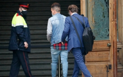 El principal acusat, entrant a l'Audiència de Barcelona/ ACN