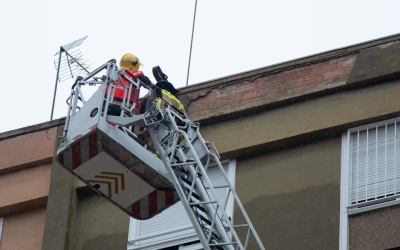 Els bombers fent l'actuació | Roger Benet