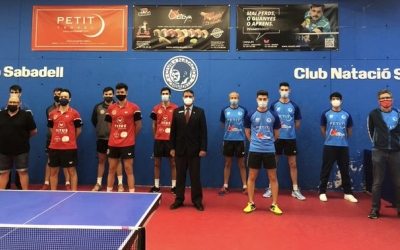 Imatge del partit contra el Sosmatic Badalona | CNSTennis Taula