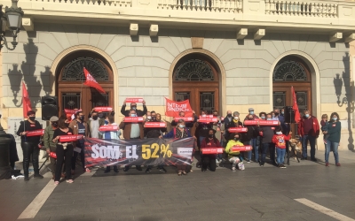 La concentració de la Intersindical | Ràdio Sabadell