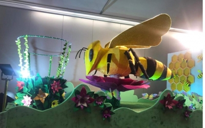 L'abella que es cremarà per la revetlla al Torrent del Capellà/ Cedida Associació de Veïns