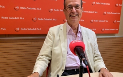 Josep Suàrez durant una entrevista a Ràdio Sabadell | Arxiu