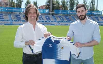 Manzanera (esquerra) i De Hita (dreta) a la Nova Creu Alta | CES