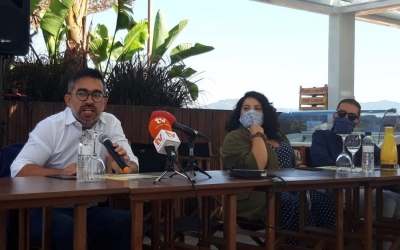 Gabriel Fernàndez i Glòria Llobet, regidors d'ERC | Núria García