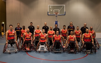 La selecció espanyola, encapçalada pel sabadellenc Óscar Trigo | FEDDF