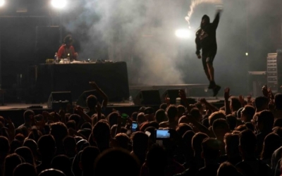 Imatge d'un concert de Barraques/ Arxiu Ràdio Sabadell