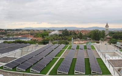 Plaques fotovoltaiques del Taulí Nou/ Cedida Taulí