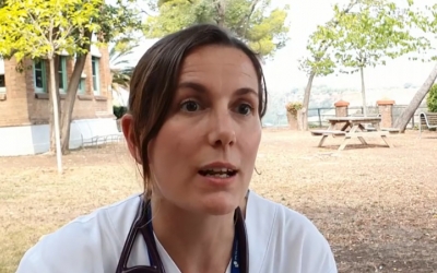 Sònia Calzado, en el vídeo compartit a les xarxes/ Taulí