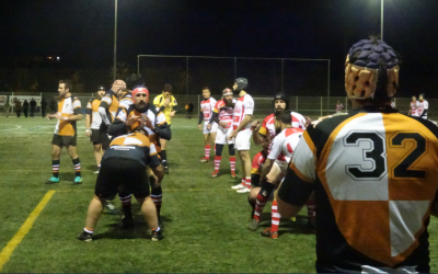 Imatge d'arxiu d'una jugada en el partit entre el Sabadell i el Manresa RC | Arxiu