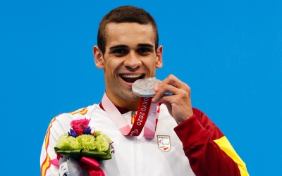 Óscar Salguero ha obtingut la segona medalla paralímpica de la seva carrera | Cedida