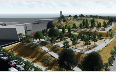 Imatge de com quedarà el Parc de les Aigües | Cedida